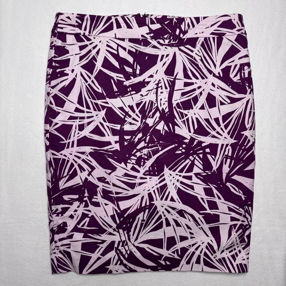 Purple Loft Pencil Skirt